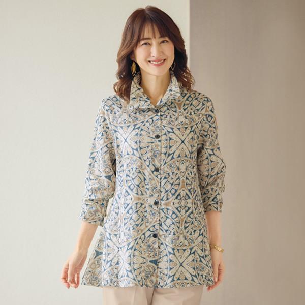 ブラウス シャツ レディース おしゃれ 春夏 ミセス シニア