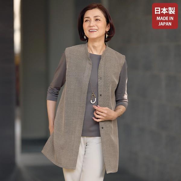 ミセス55さん専用 ベスト ジレ レディース おしゃれ ミセス シニア ファッション 50代 60