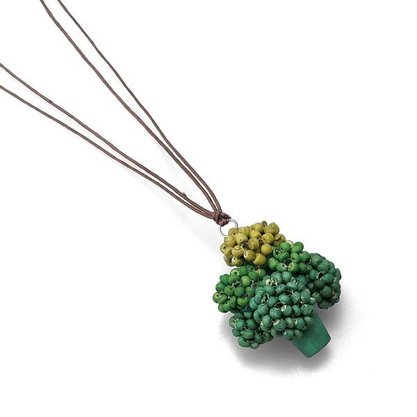 ネックレス レディース 野菜ネックレス ブロッコリー 40代 50代 60代 70代 ミセスファッション シニアファッション 婦人 アクセサリー 京都通販 ミセスのファッション館 通販 Yahoo ショッピング