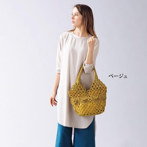 かご バッグ レディース 手編みかごバッグ 40代 50代 60代 70代 ミセスファッション シニアファッション 婦人 かばん 鞄 京都通販 ミセスのファッション館 通販 Yahoo ショッピング