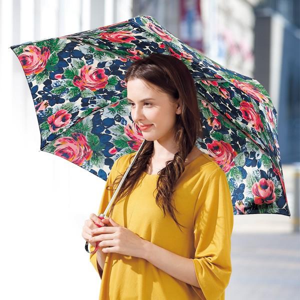 折り畳み 傘 キャスキッドソン コンパクト軽量折り畳み傘 オックスフォードローズ Cath Kidston 40代 50代 60代 70代 京都通販 ミセスのファッション館 通販 Yahoo ショッピング