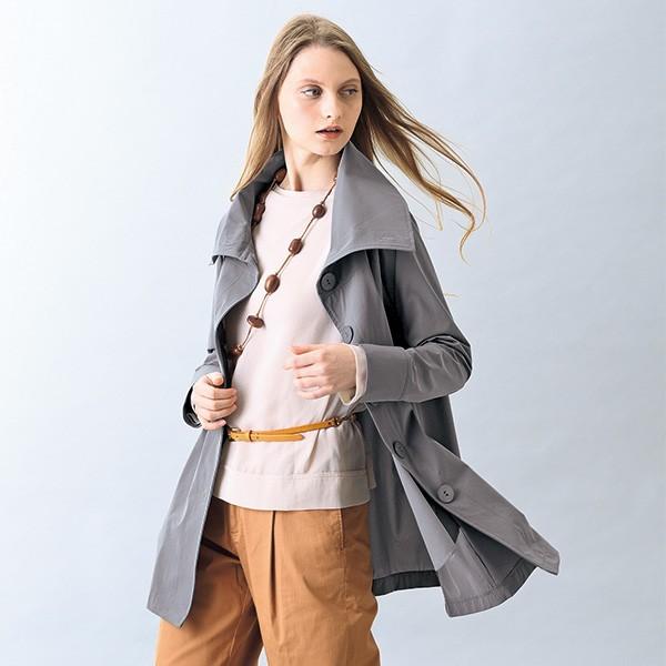 ジャケット アウター レディース 秋 冬 変化衿ロングジャケット 40代 50代 60代 70代 ミセスファッション シニアファッション 服 京都通販 ミセスのファッション館 通販 Yahoo ショッピング