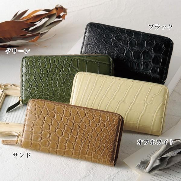 長財布 レディース 本クロコラウンド財布 40代 50代 60代 70代 ミセスファッション シニアファッション 京都通販 ミセスのファッション館 通販 Yahoo ショッピング