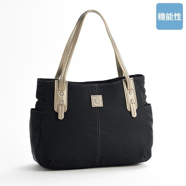 トート バッグ レディース はっ水ナイロン配色トートバッグ 40代 50代 60代 70代 ミセスファッション シニアファッション 鞄 京都通販 ミセスのファッション館 通販 Yahoo ショッピング