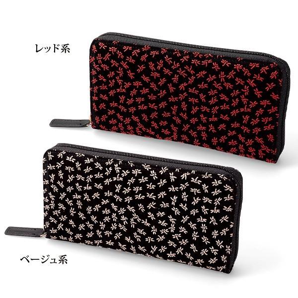 財布 レディース 印伝調コインが分けられる ラウンド長財布 40代 50代 60代 70代 ミセスファッション シニアファッション 京都通販 ミセスのファッション館 通販 Yahoo ショッピング