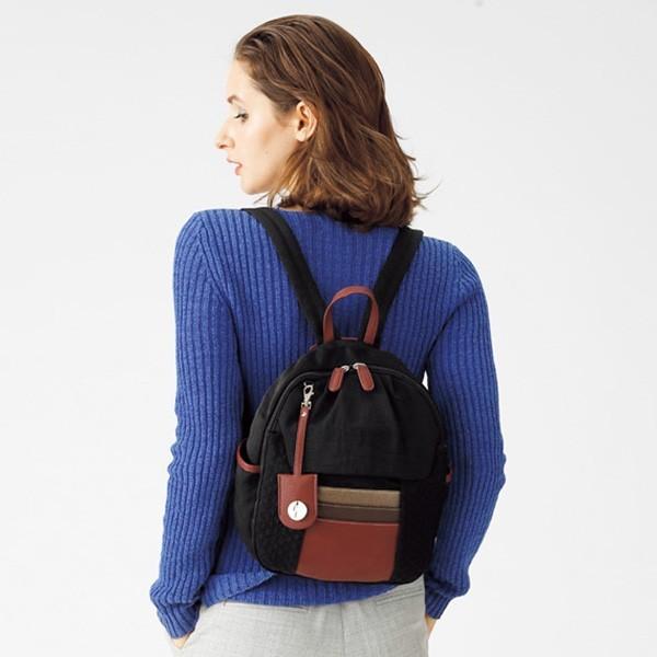 おしゃれ リュック レディース ザザ キーチャーム付配色リュック Zaza 40代 50代 60代 70代 ミセスファッション シニアファッション 鞄 京都通販 ミセスのファッション館 通販 Yahoo ショッピング