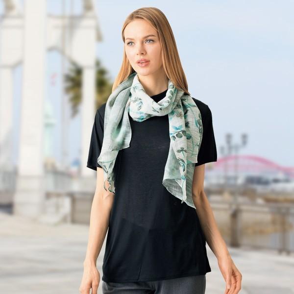 シルク混 2枚仕立てプリントストール 2色組 50代 60代 70代 80代 ファッション シニア ミセス レディース 婦人 京都通販 ミセスのファッション館 通販 Yahoo ショッピング