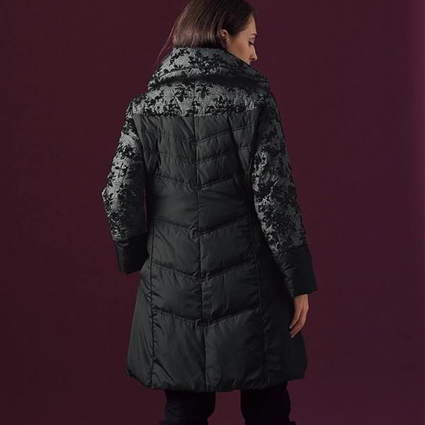 ダウンアウター エレガント 上品 花柄フロッキーダウンコート 40代 50代 60代 70代 ファッション ミセス シニア レディース 婦人 服 かわいい フォーマル 京都通販 ミセスのファッション館 通販 Yahoo ショッピング