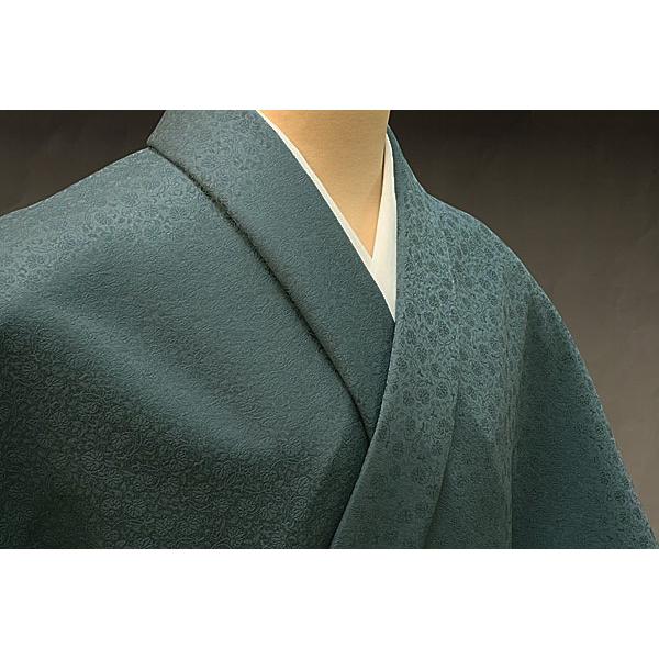 色無地 双葉葵文 熨斗目花色 : 色無地着物専門 みやこさかえ 色無地 双葉葵文 熨斗目花色 : 色無地着物専門 みやこさかえ