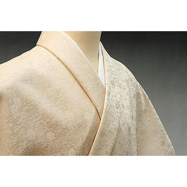 色無地 源氏物語文 洗柿 : 色無地着物専門 みやこさかえ - 通販