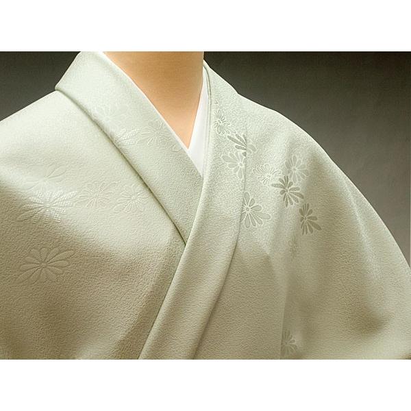 色無地 菊文 薄浅葱 : 色無地着物専門 みやこさかえ - 通販 - Yahoo