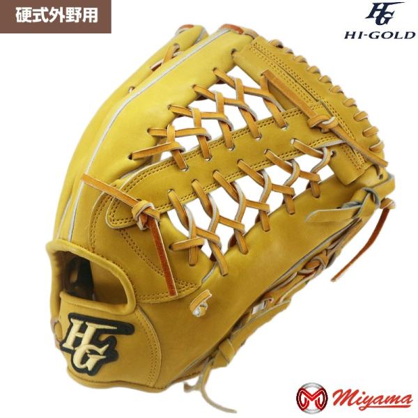 HI-GOLD（ハイゴールド） HI-GOLD 330 外野手用 硬式グローブ ネイビー