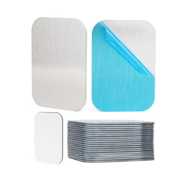 カラー：シルバー【強力シール】裏面テープ厚1mm、薄型軽量モデルよりも耐荷重効果がアップ。重いものを吊るすことができ、簡単にはがれずに。【表面】このスチールシート補助板はステンレス（SUS430）製、なめらかで心地よい手触り。また、耐腐食性...