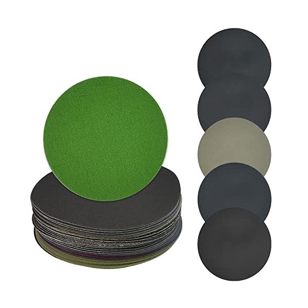 カラー：ランダムカラーサイズ：12.5×12.5×0.2cm?【サイズ】：12.5×12.5×0.2cm。入数 :30枚入り。カラー：ランダム。タイプ：穴なし、吸塵式用のサンディングペーパー。対応機種 :空気圧グラインダー、ディスクグライン...