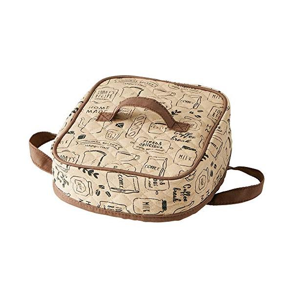 カラー：カフェサイズ：16×20×6cmサイズ：外寸/φ22×6cm、内寸/φ20×4.5cm素材・材質:表地・裏地・中敷き/綿100%、中綿/ポリエステル