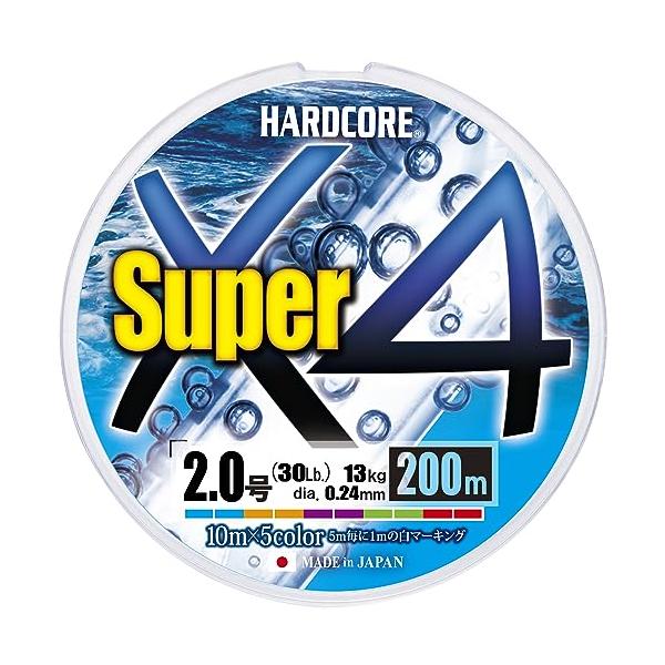 他サイト： DUEL (デュエル) PEライン 釣り糸 HARDCORE スーパー X4 【 ライン 釣りラインの商品画像