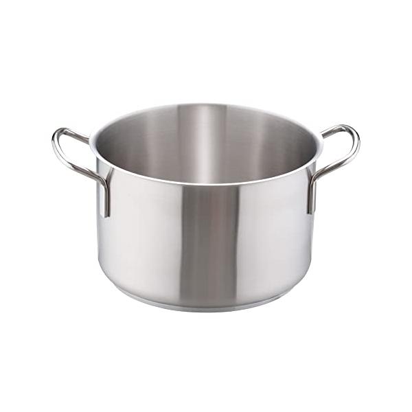 ムラノ インダクション 寸胴鍋 28cm IH対応 (蓋無) 18-8ステンレス ムラノ インダクション 寸胴鍋 28cm IH対応 (蓋無) 18-8ステンレス