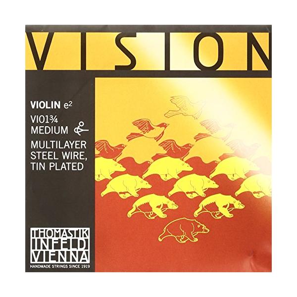 サイズ：3/4スタイル：E線VI01暖かめの音色です。音の立ち上がりが速く細かいパッセージを弾きやすい。軽めの速いボウイングに適しています。ボール取り外し可能。ループエンドへ変更出来ますので、アジャスターは何でもOK。