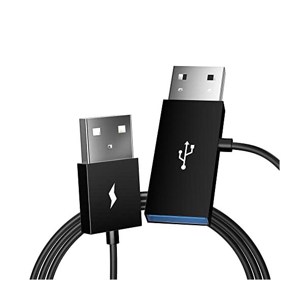 【使用目的】このUSB電源補助ケーブルはOTTOCAST製品専用です。一部の車両で、1ポートでは電力供給が不足する場合、このケーブルを使うことで電力不足を改善できて、オットキャストを起動させることができます。オットキャストU2-AIR、U2...