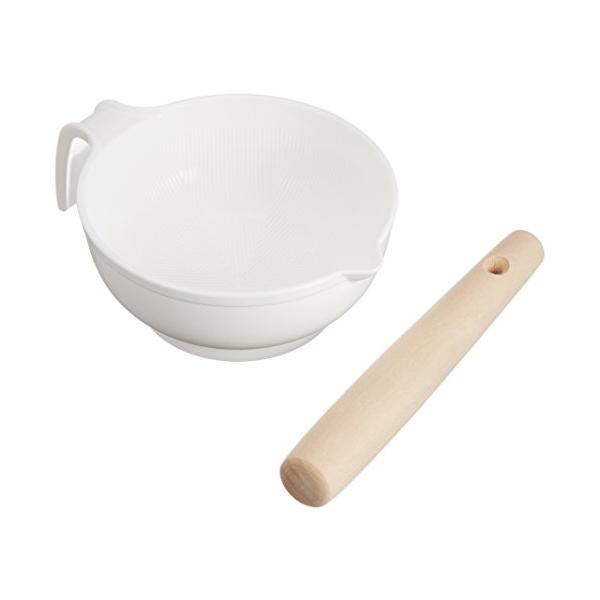 リッチェル 調理用品 すり鉢セット 10.5×14.0×4.5cm 55g