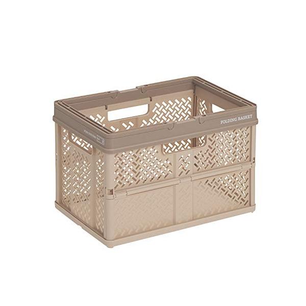 カラー：ベージュサイズ：Mediumスタイル：持ち手付きバスケットハンドル付きで持ち運びやすいバスケット！取っ手と中央部の持ち手もあるので、どこからでも持ち運びラクラク！Lサイズの上に２個並べて重ねられるサイズです。車、キッチン、キッズ収納...