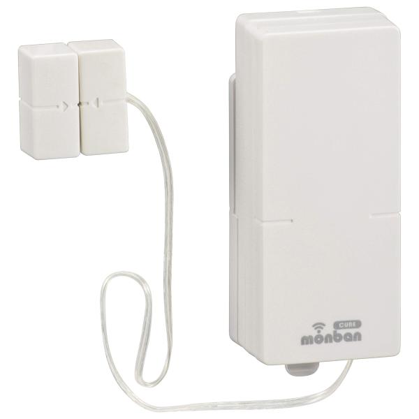 カラー：ホワイトサイズ：チャイム増設用スタイル：扉センサー送信機monban CUBEシリーズ増設用ドアや窓の開閉を検知します玄関と部屋間、受付や店内の呼び出し・ご家庭での介護に呼び出し音8種類、発信確認ランプ動作距離:約100m(直線見通...