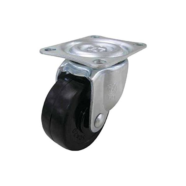 カラー：車輪径φ25サイズ：自在式/車輪径25mm●許容荷重(daN):8●車輪径(mm):25●取付高(mm):35●取付寸法(mm):28×23●車輪材質:ゴム