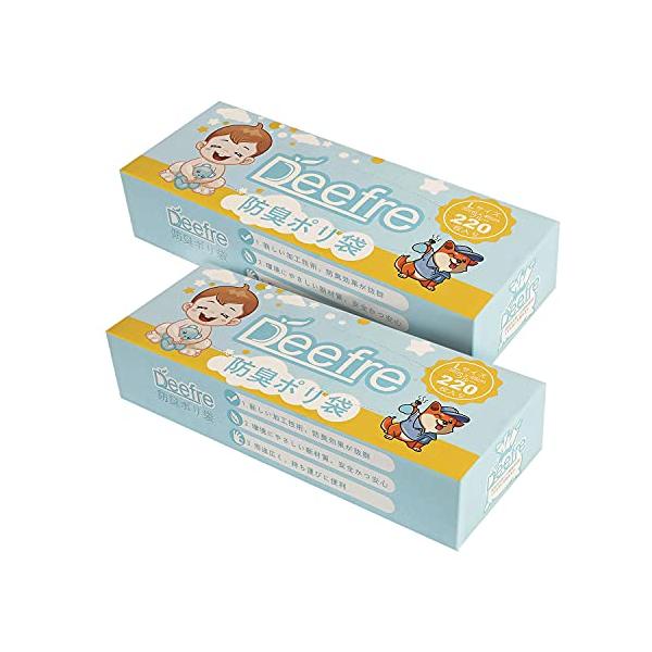 カラー：ブルーサイズ：Lx2個【驚異の脱臭効果】収容物からの臭気の透過を抑制するバリア層を有し、数日放置されても嫌なニオイが漏れません。子供のオムツ処理やペットの汚物始末など、様々なシーンで大活躍。【高品質素材】共押出し法により0.02mm...