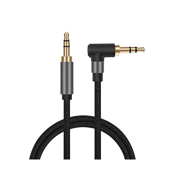 カラー：ブラックサイズ：1個 3.5mm ブラック【革新設計】： スマートフォンやタブレット、音楽プレーヤーの3.5mmステレオミニジャックと、スピーカーやホームステレオ、カーステレオなどの3.5mmAUXポートを接続して、♪ Hi-Fi ...