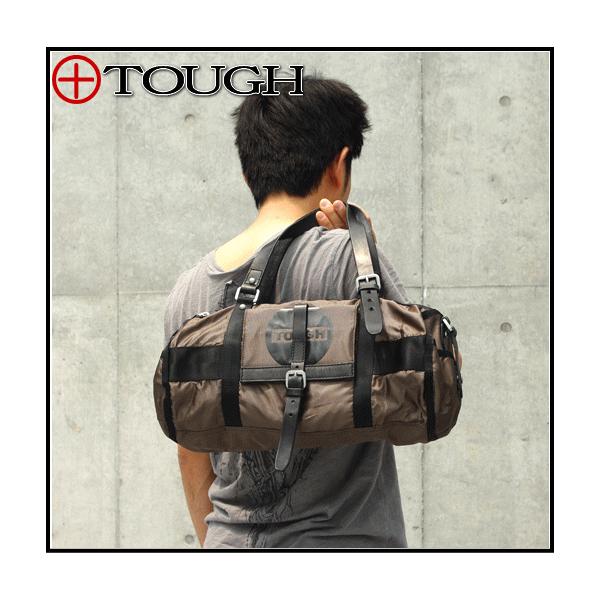 SALE 40％OFF】TOUGH（タフ） DARK CROSS ボストンバッグ(ロール型