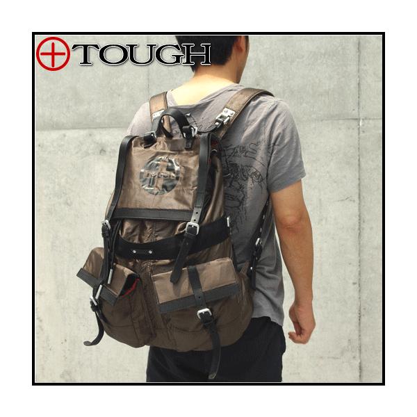 タフTOUGHナイロン製のリュックサック57064 SALE 40％OFF】TOUGH（タフ） DARK CROSS リュックサック(バック