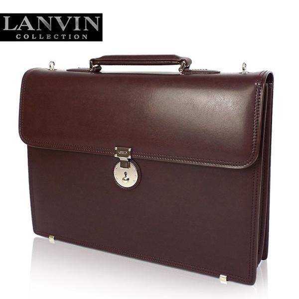 LANVIN COLLECTION ランバン ビジネスバッグ 牛革 メンズ 86215