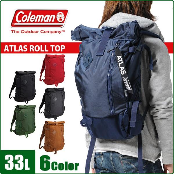 コールマン リュック リュックサック バッグ 33l Coleman コールマン アトラス ロールトップ Cat5031 Cat5031 かばんのミヤモト 通販 Yahoo ショッピング