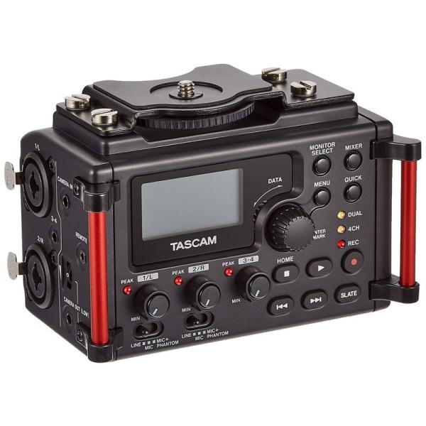 TASCAM(タスカム) DR-60DMKII DSLR用 リニアPCMレコーダー/ミキサー 4トラック デジタル一眼レフカメラ用 ミラーレ