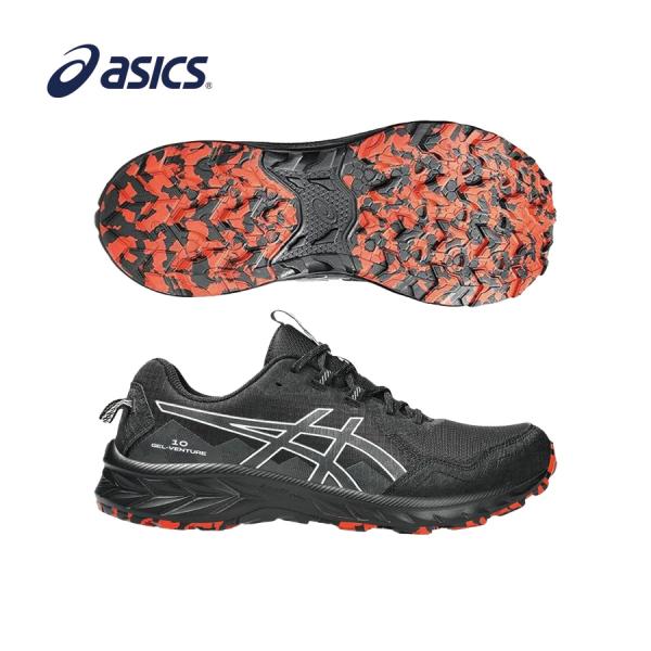 アシックス　ランニングシューズ　GEL-VENTURE 10 EXTRA WIDE　1011B966　003　ブラック / グラフィティ　グレー