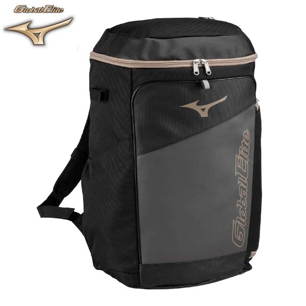 ミズノ　グローバルエリート　ジュニア　バックパックJr.30L　1FJDC450　93　ブラック×カーキ