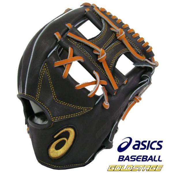 アシックス ゴールドステージ ロイヤルロード 内野用 軟式グローブ ASICS（アシックス） 野球 軟式グラブ/グローブ 内野手用 ゴールド
