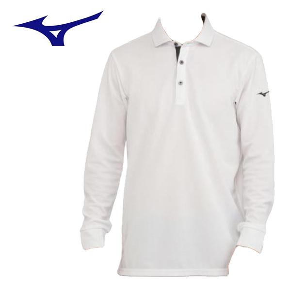 ゴルフポロシャツ長袖 ミズノ ゴルフウエア ゴルフシャツ 52ma ホワイト 52ma スポーツミヤスポ ヤフー店 通販 Yahoo ショッピング