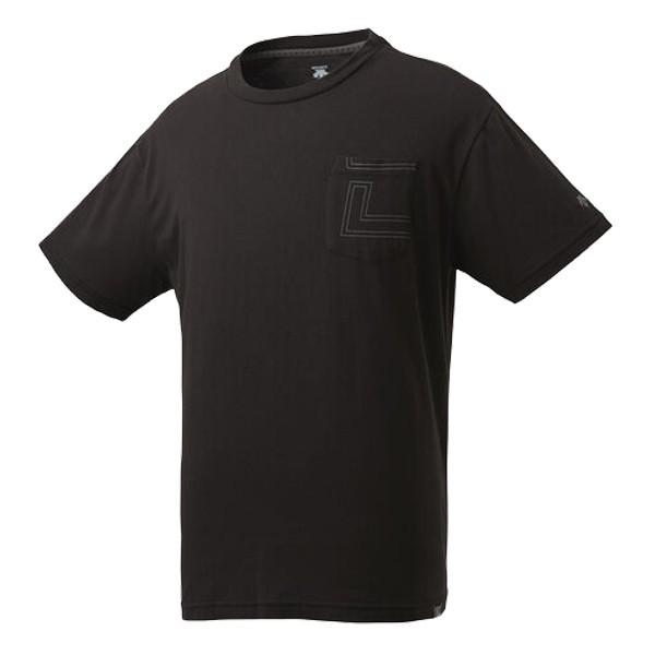 Tシャツ　デサント　半袖Tシャツ　DMMPJA68　BK　ブラック