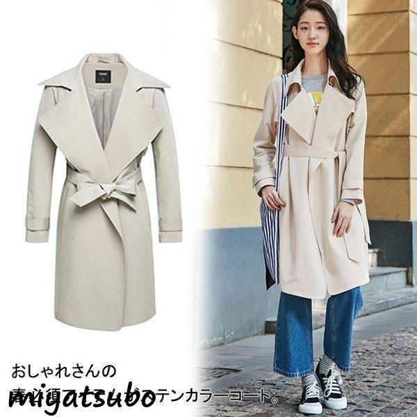 税込 送料無料 トレンチコート オフィス ｏｌ 通勤 ロングコート スプリングコート チェスターコート 春新作 ゆったり オフィス ｏｌ 通勤 レディース アウター 春コート ロングコート スプリングコート コート アウター Affaires Sociales Gouv Cg