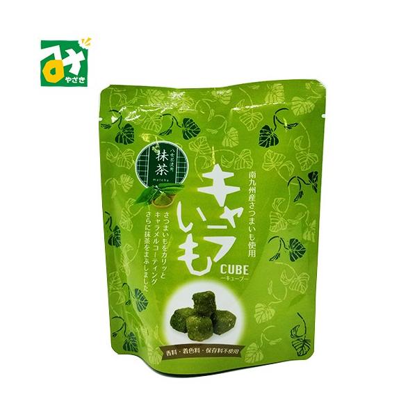 南九州産さつまいもを皮ごと使った、おいしいおいものお菓子です。カリッと揚げたおいもをキャラメルコーティングし、さらに抹茶をまぶしました。キャラメルの甘みとほのかな苦み、豊かな香りが広がる美味しさです。■名称：油菓子■内容量：80g■原材料名...