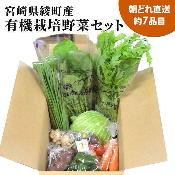 全て宮崎県綾町産の減農薬の野菜セットです。土からこだわり、有機農業で育った新鮮な野菜を産地直送でお届けします！[ クール便 送料無料 ]名称　有機栽培 野菜セット　Sサイズ　 7品目産地　　宮崎県東諸県郡綾町保存方法　　冷蔵庫で保存発送方法...