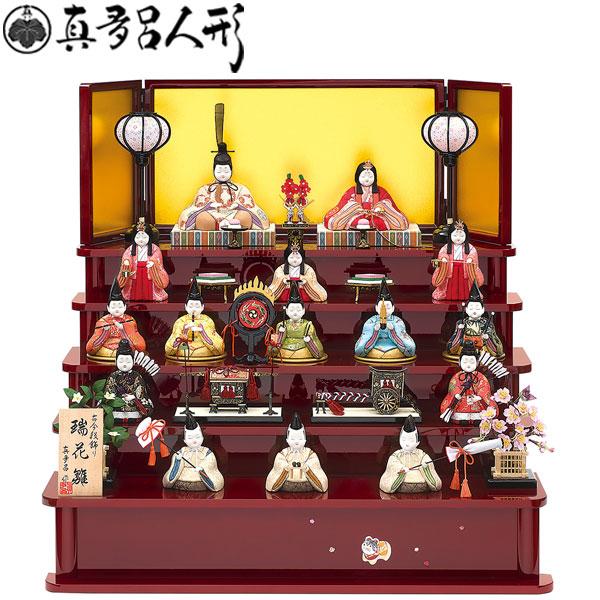 雛人形 ひな人形 木目込み人形 真多呂人形 十五人五段飾り 伝統工芸品