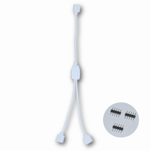 LED�e�[�v�p �ڑ��P�[�u�� ��� 2���� 5�s�� �R�l�N�^ 3�t�� �P�[�u�� ���X 30cm RGBW 3528 5050 5630 SMD