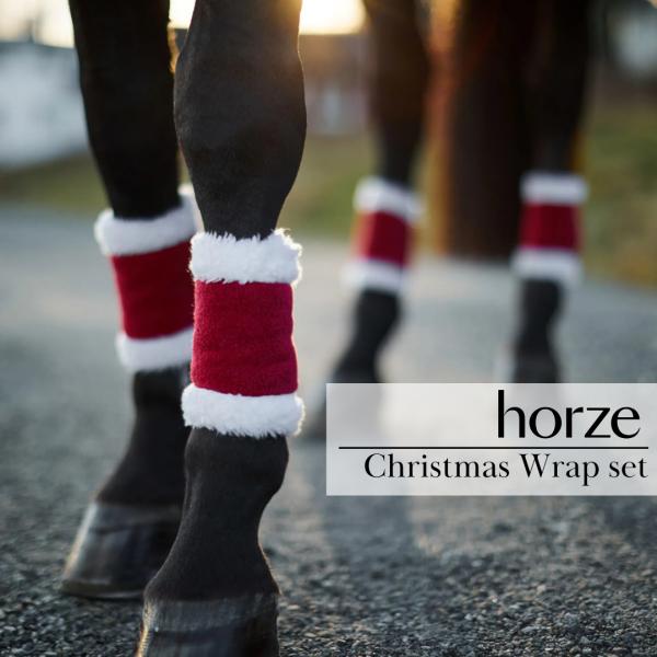 [Release date: December 12, 2025]HORZE　Christmas Wrap setサイズ：ワンサイズ約33×15cm★巻くだけで簡単にクリスマスコーデが楽しめます★柔らかく、暖かく、通気性に優れたボア素材