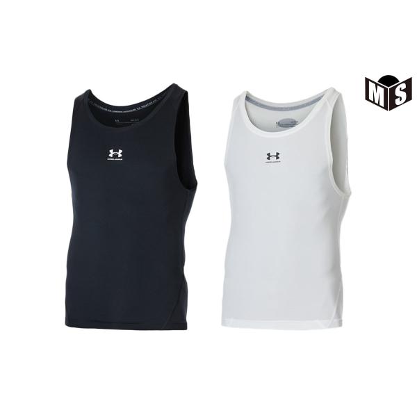 ヒートギア コンプレッションスリーブレスタンク アンダーアーマー 【1371947】 バスケ インナー 練習