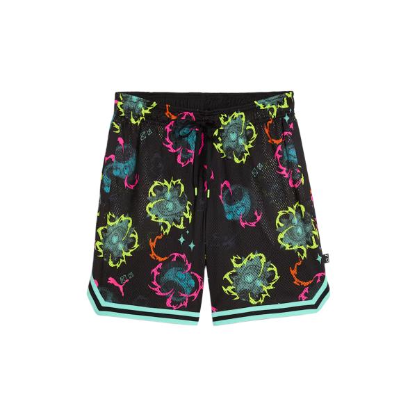 PUMA（プーマ） HOOPSxリック アンドモーティーAOP5.5インチショーツ