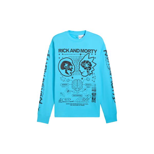 PUMA（プーマ） Hoops×リック アンド モーティー 長袖Tシャツ 【633099