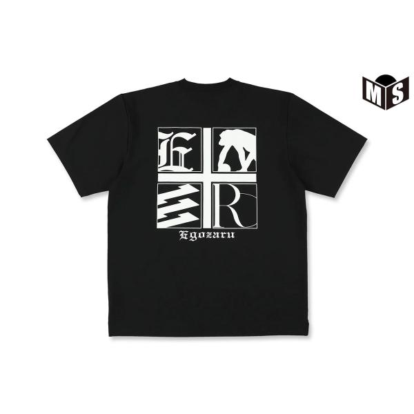 EGOZARU エゴザル Ｔシャツ バスパン EGOZARU（エゴザル） 4スクエアオーバーサイズドTシャツ(EZBH