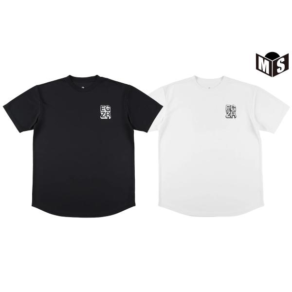 エゴザル Tシャツ バスパン トレーニングウェア【タグ付き、新品・未使用品】 EGOZARU（エゴザル） スクリブルブロック ワンカラー バックプリント T